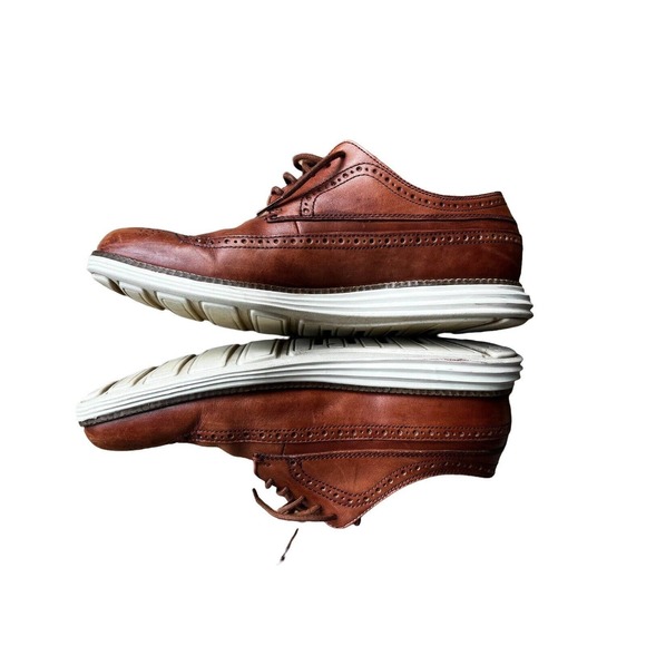 Cole Haan Grande Men\'s Original Grand Wingtip Oxfords Brown Leather Lace Up 8.5M main image 4